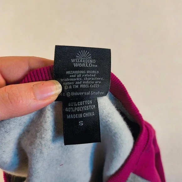 Wizarding World Harry‎ Potter Gryffindor Sweatshirt Pullover Raglan - Picture 6 of 11